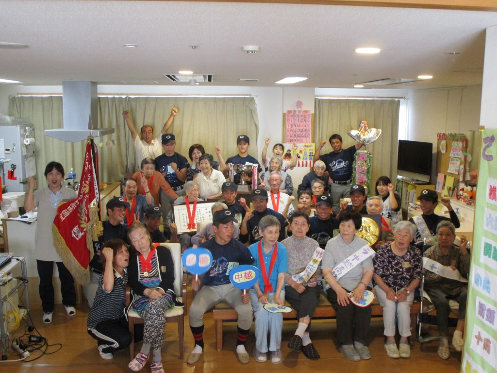 中越高校来園 「寮の掃除・監督室の掃除。そして、応援ありがとう！」